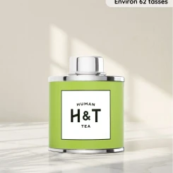 Thé vert gunpowder, menthe douce et menthe poivrée - Bio