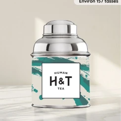 Thé vert gunpowder, menthe douce et menthe poivrée - Bio