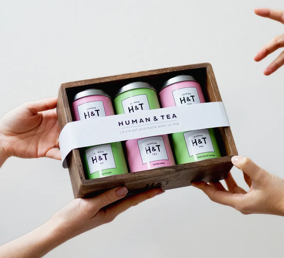 Coffret Thés et infusions  Bien-Être x 6 – 6 demi-boites de thés et infusions