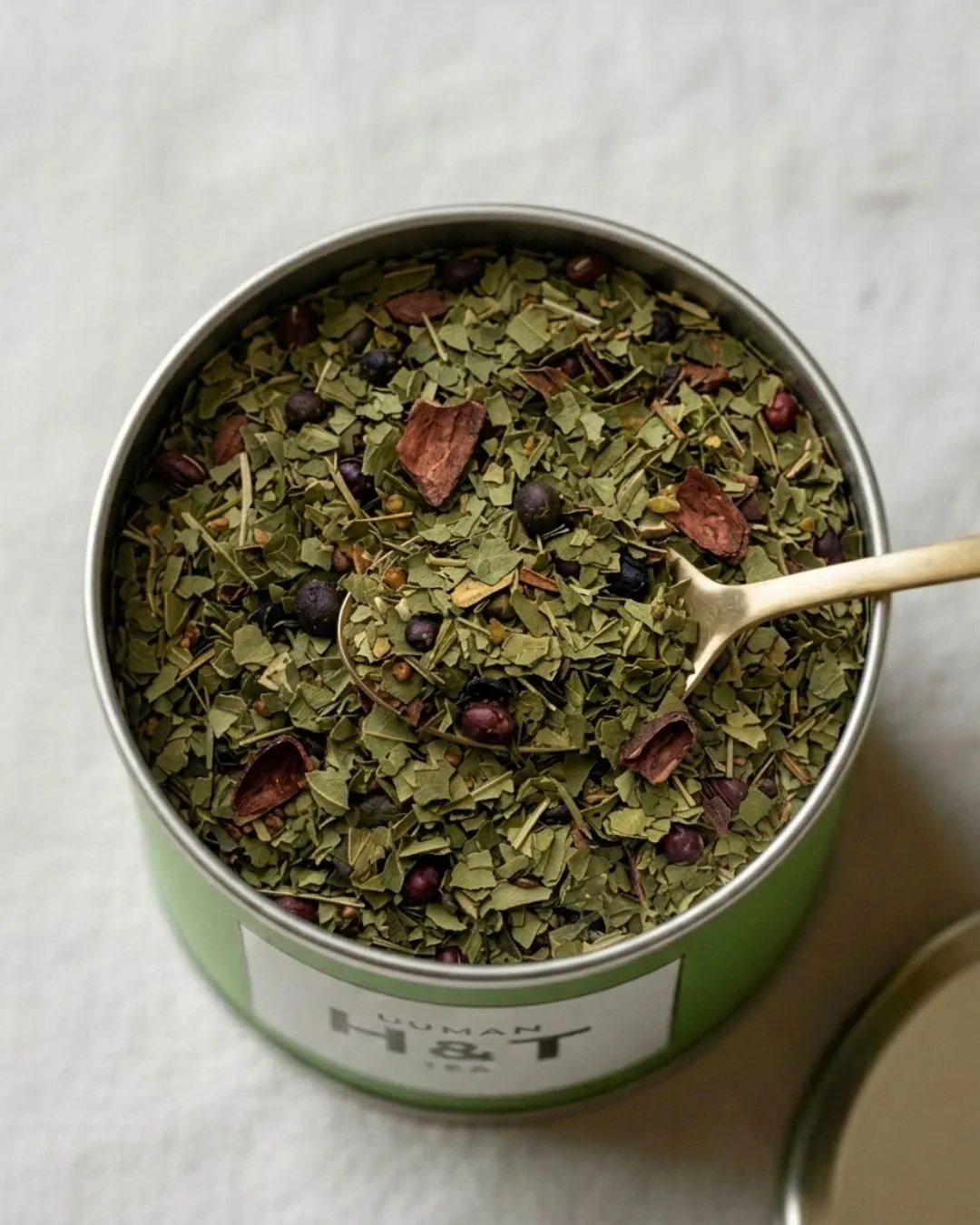 Green Booster – Maté, guarana, éclats de fèves de cacao, orange et miel