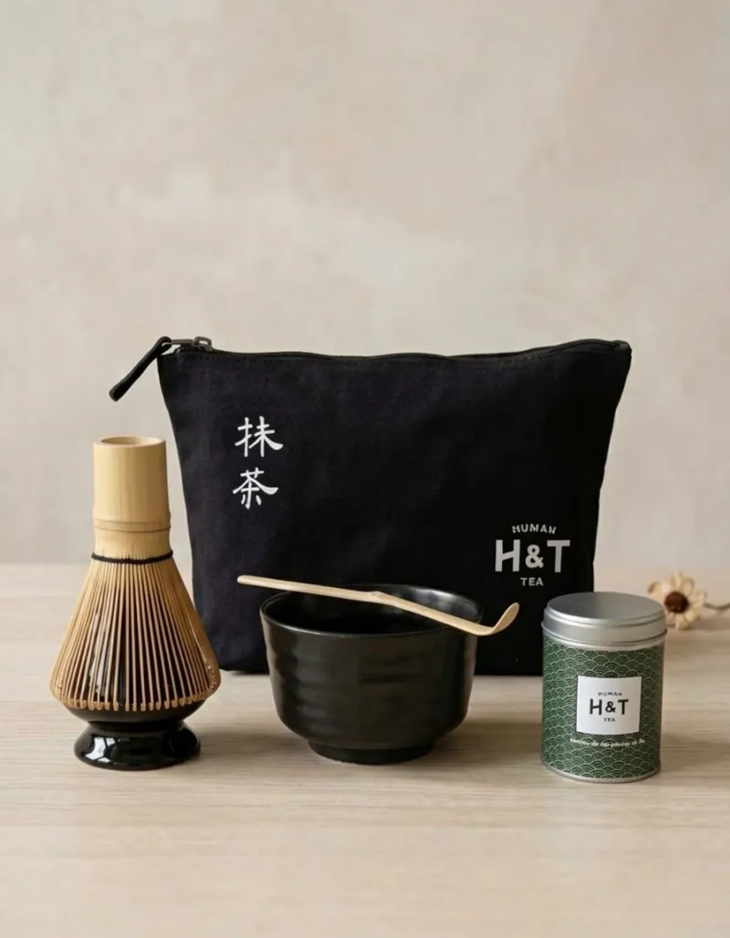 Trousse Matcha de Cérémonie Uji Boite 60g – Trousse Matcha de Cérémonie parfaite avec tous les accessoires 