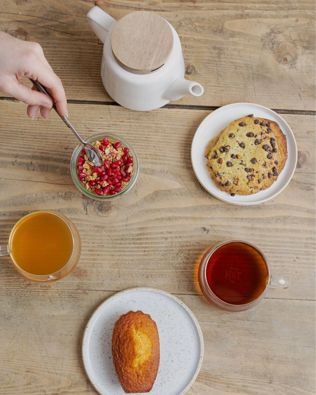 Créations gourmandes et boissons signatures au Tea Bar Human & Tea