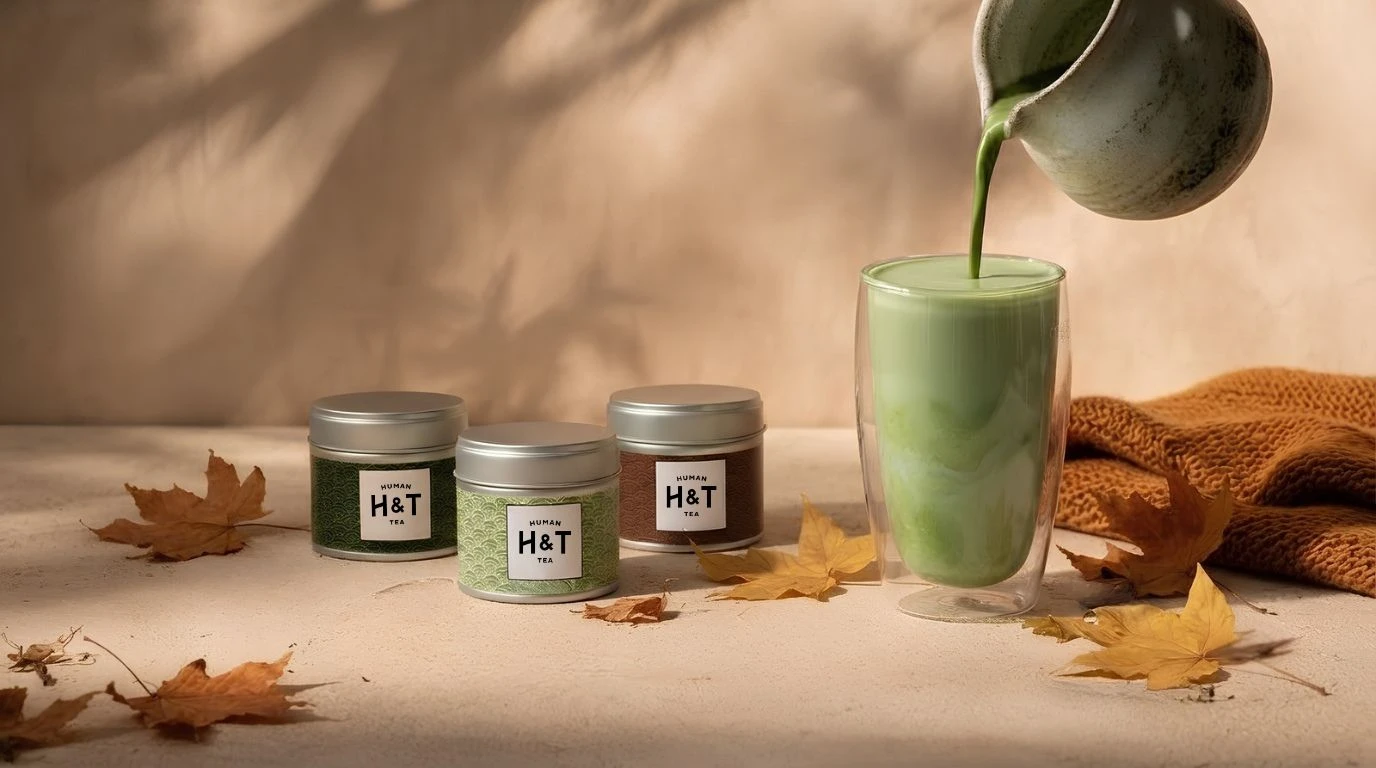 Matcha Latte Bio avec poudre de matcha cérémonial du Japon
